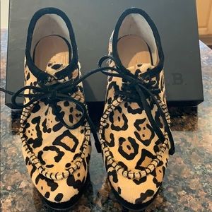 L.A.M.B curved heels